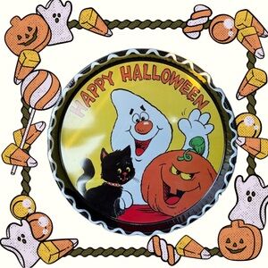 90’s Metal Halloween Serving Tray